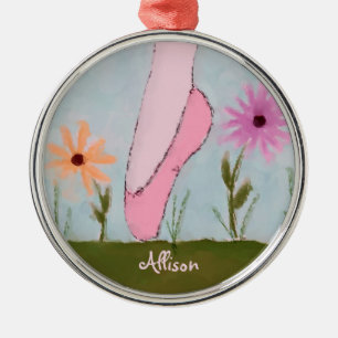 Ballet en el ornamento del personalizable de las