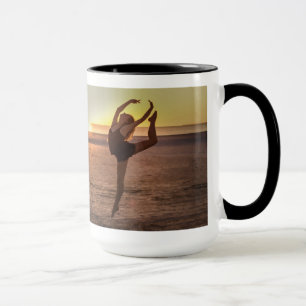 Ballet en la taza de la playa