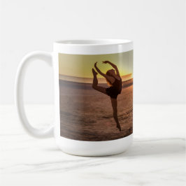 Ballet en la taza de la playa