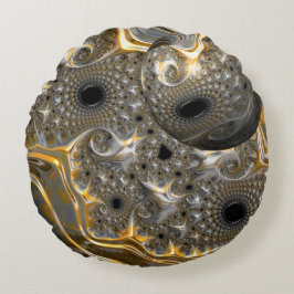 Ballet esférico en almohada dorada y plateada