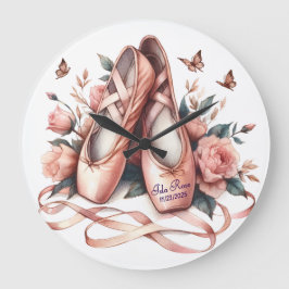 Ballet personalizado Zapatillas y reloj de pared p