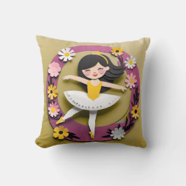 Ballet Princesa III Almohada cuadrada