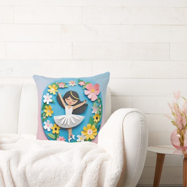 Ballet Princesa IV Almohada cuadrada (Sofá)