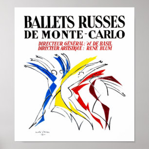 Ballet Rusos - Arte abstracto del amante del baila