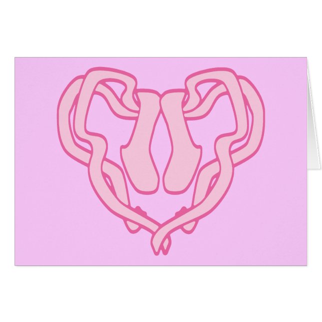 Ballet Slipper Heart (Anverso (Horizontal))