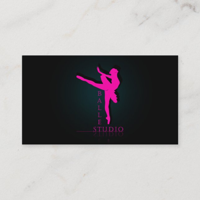 Ballet Studio - Tarjeta de visita (Anverso)