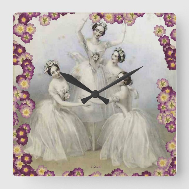 BALLET WALL CLOCK - RELOJES DE DISEÑADOR - REGALO  (Anverso)