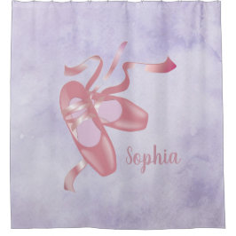 Ballet Zapatos Diseño Cortina de Ducha