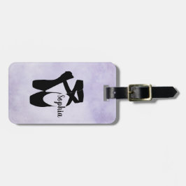 Ballet Zapatos Diseño Etiqueta del equipaje