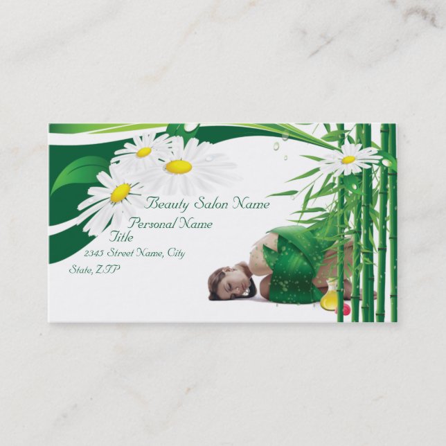 Balneario, tarjeta de visita del salón de belleza