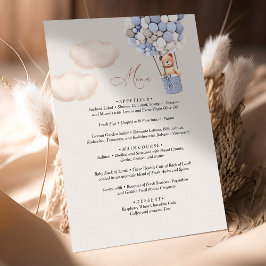 Balón Baby Shower Bear Menú