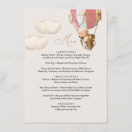 Balón Baby Shower Bear Menú