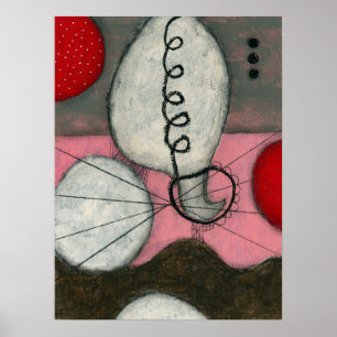 Balón de aire caliente Poster arte de pared