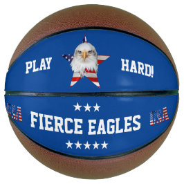 Balón De Baloncesto Águila Cabeza Blanca, La Bandera Estadounidense, E