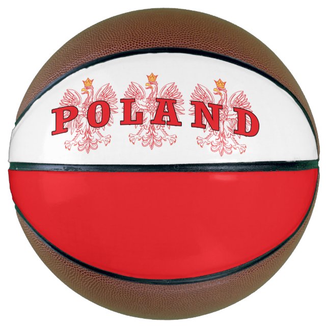 Balón De Baloncesto Águilas rojas de Polonia (Anverso)