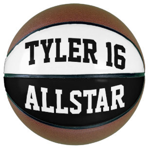 Balón De Baloncesto Allstar Black and White