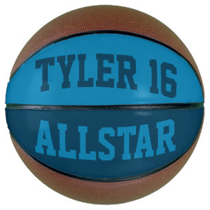 Balón De Baloncesto Allstar Lt Blue y Verde azulado