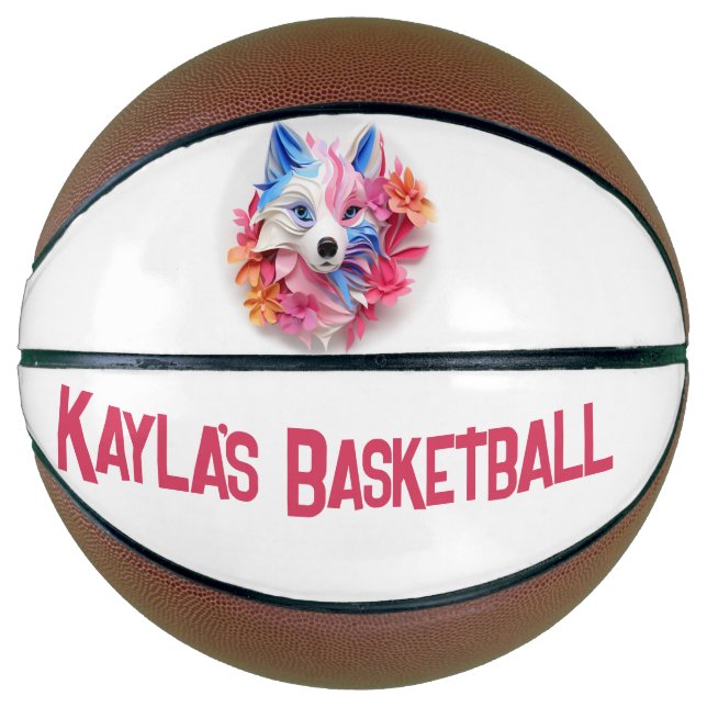 Balón De Baloncesto Añadir tu nombre - Baloncesto (Anverso)