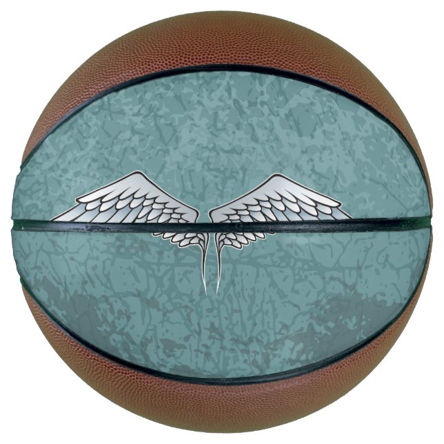 Balón De Baloncesto Areas grises azules (Anverso)
