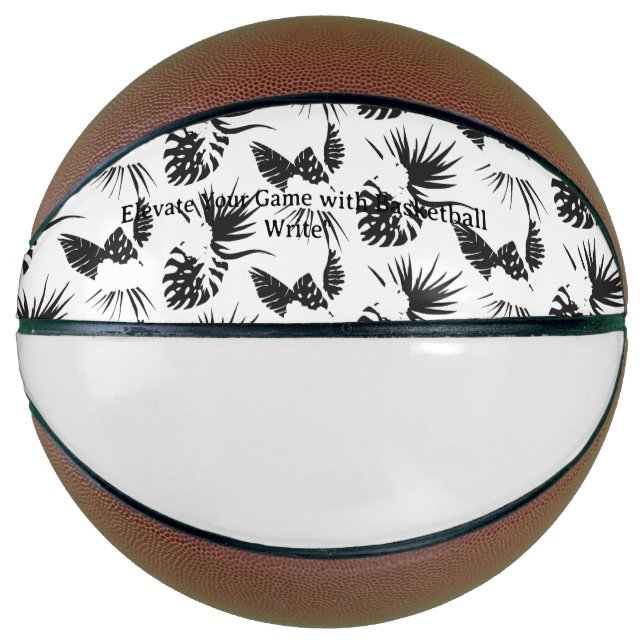 Balón De Baloncesto Arrastrar y soltar imagen Personalizado aquí (Anverso)