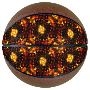 Balón De Baloncesto Arte abstracto moderno boho elegante patrón #506