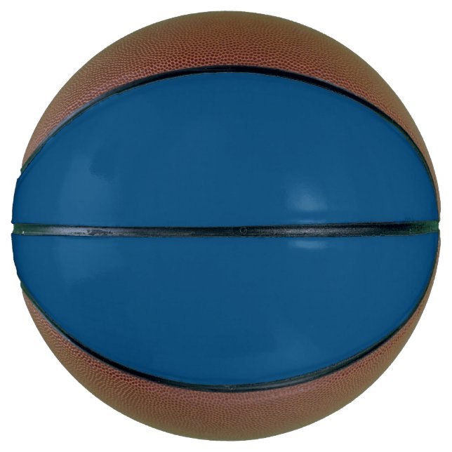 Balón De Baloncesto Azul denso sólido (Anverso)