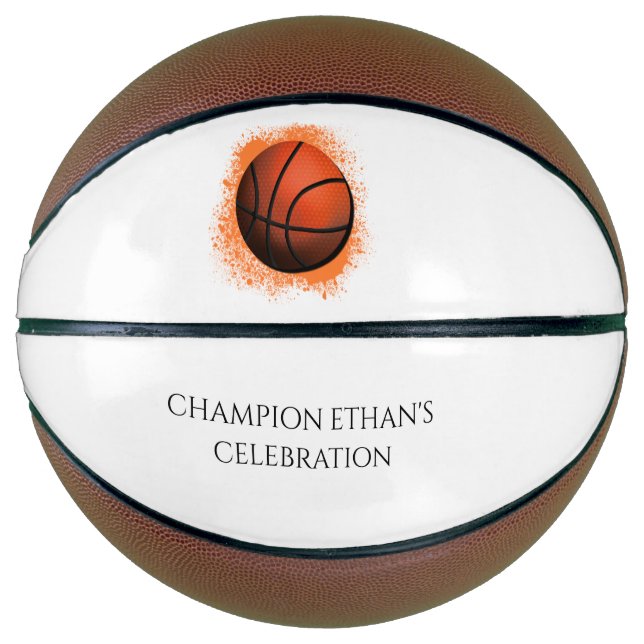 Balón De Baloncesto Bachiller/fiesta de cumpleaños getawa (Anverso)