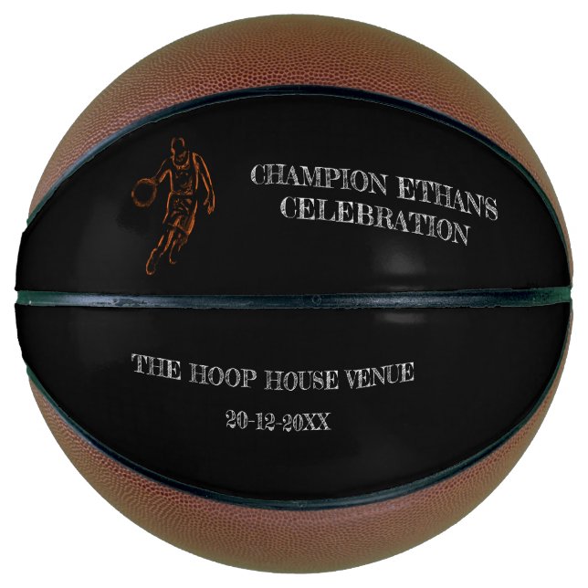 Balón De Baloncesto Bachiller/fiesta de cumpleaños getawa (Anverso)