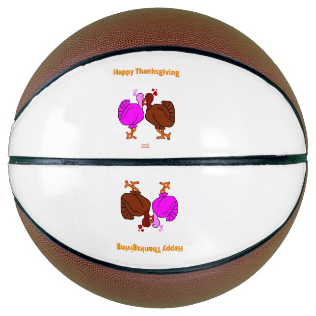 Balón De Baloncesto Baile de Acción de Gracias (Anverso)
