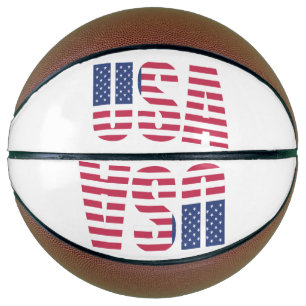 Balón De Baloncesto Baloncesto Bandera de EE. UU. - Estrellas y Barras