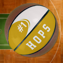 Balón De Baloncesto Baloncesto Blanco Oro personalizado