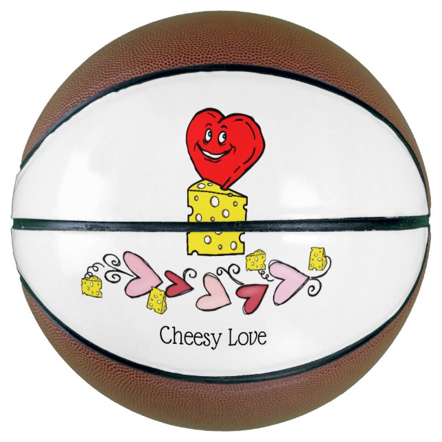 Balón De Baloncesto Baloncesto Cheesy Love (Anverso)