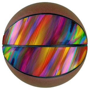 Balón De Baloncesto Baloncesto Colorido arte digital salpicado