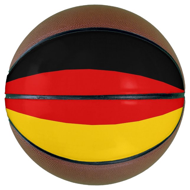 Balón De Baloncesto Baloncesto con bandera de Alemania (Anverso)