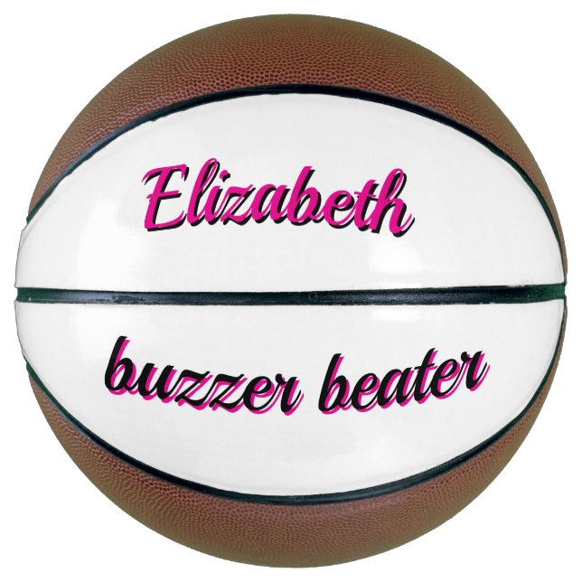 Balón De Baloncesto Baloncesto de Beater Buzzer Rosa (Anverso)