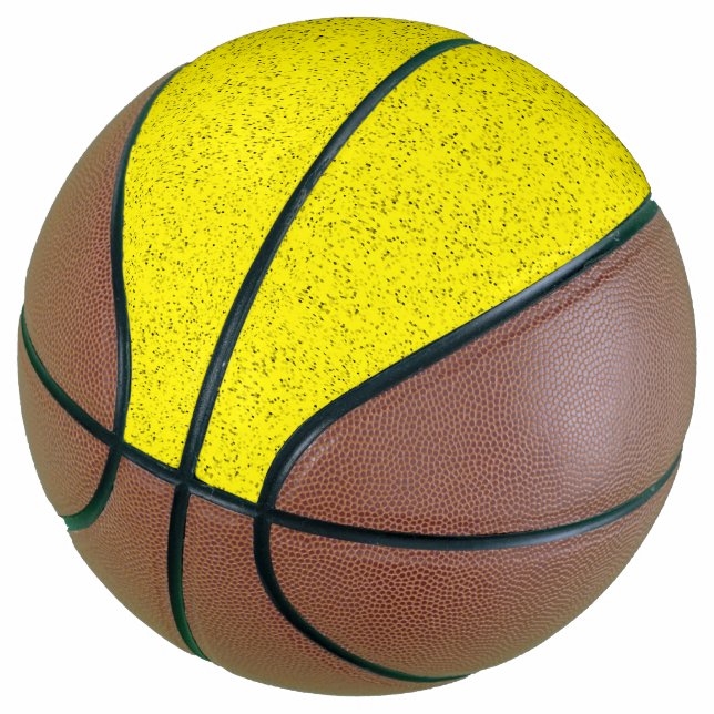 Balón De Baloncesto Baloncesto de Confetti Amarillo (Angular)
