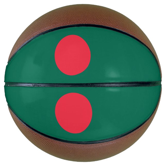 Balón De Baloncesto Baloncesto de tamaño completo con bandera de Bangl (Anverso)