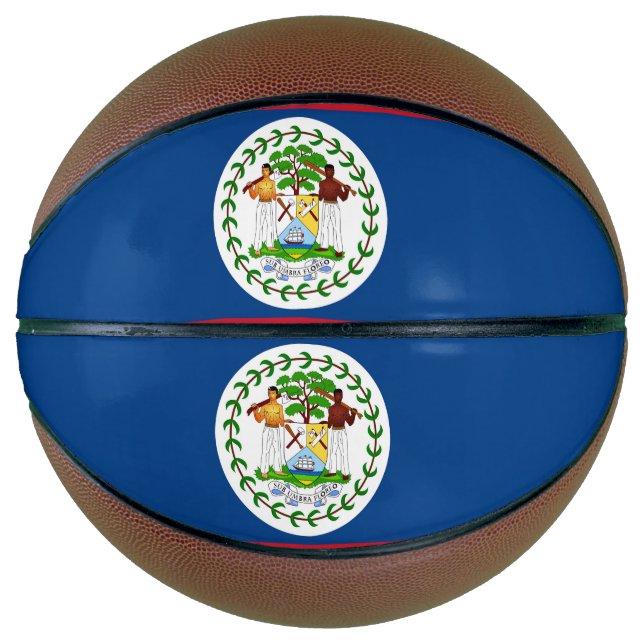 Balón De Baloncesto Baloncesto de tamaño completo con bandera de Belic (Anverso)