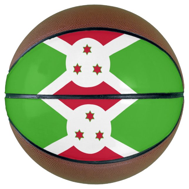 Balón De Baloncesto Baloncesto de tamaño completo con bandera de Burun (Anverso)