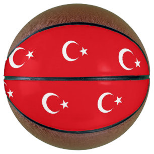 Balón De Baloncesto Baloncesto de tamaño completo con bandera de Turqu