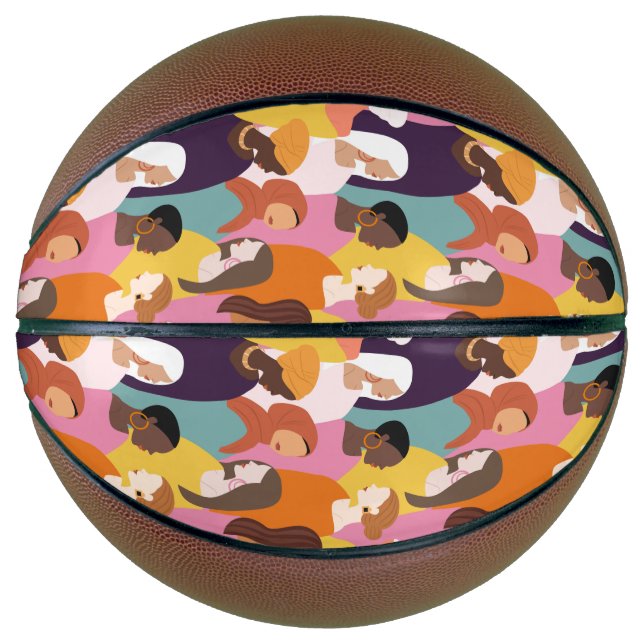 Balón De Baloncesto Baloncesto del Día de la Madre (Anverso)