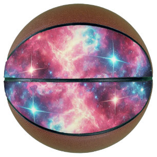 Balón De Baloncesto Baloncesto Galaxy con diseño cósmico
