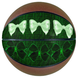 Balón De Baloncesto Baloncesto Green Bows