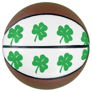 Balón De Baloncesto Baloncesto Green Clover Leaf