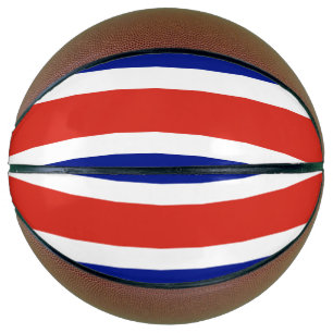 Balón De Baloncesto Baloncesto integral con bandera de Costa Rica