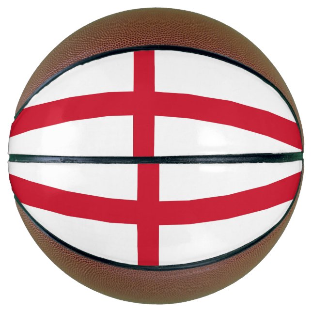 Balón De Baloncesto Baloncesto integral con bandera de Inglaterra, Rei (Anverso)