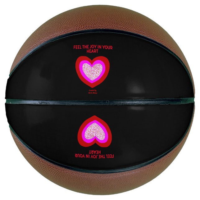Balón De Baloncesto Baloncesto Joyful Heart (Anverso)