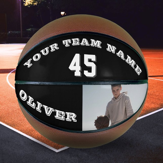 Balón De Baloncesto Baloncesto moderno con nombre de equipo foto númer (Subido por el creador)