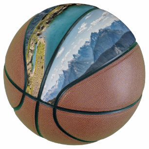 Balón De Baloncesto Baloncesto Montañas y Lagos