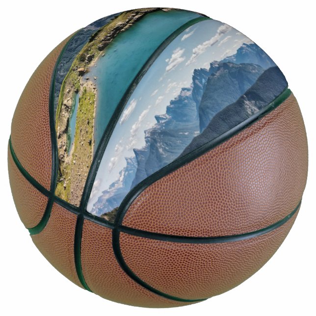 Balón De Baloncesto Baloncesto Montañas y Lagos (Angular)